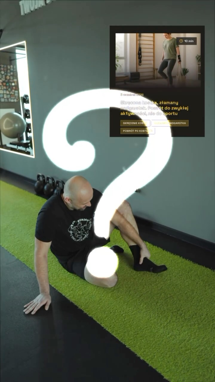 Kadr z filmu studia Movement Matters w Rzeszowie zapraszającego na blog o treningu siłowym