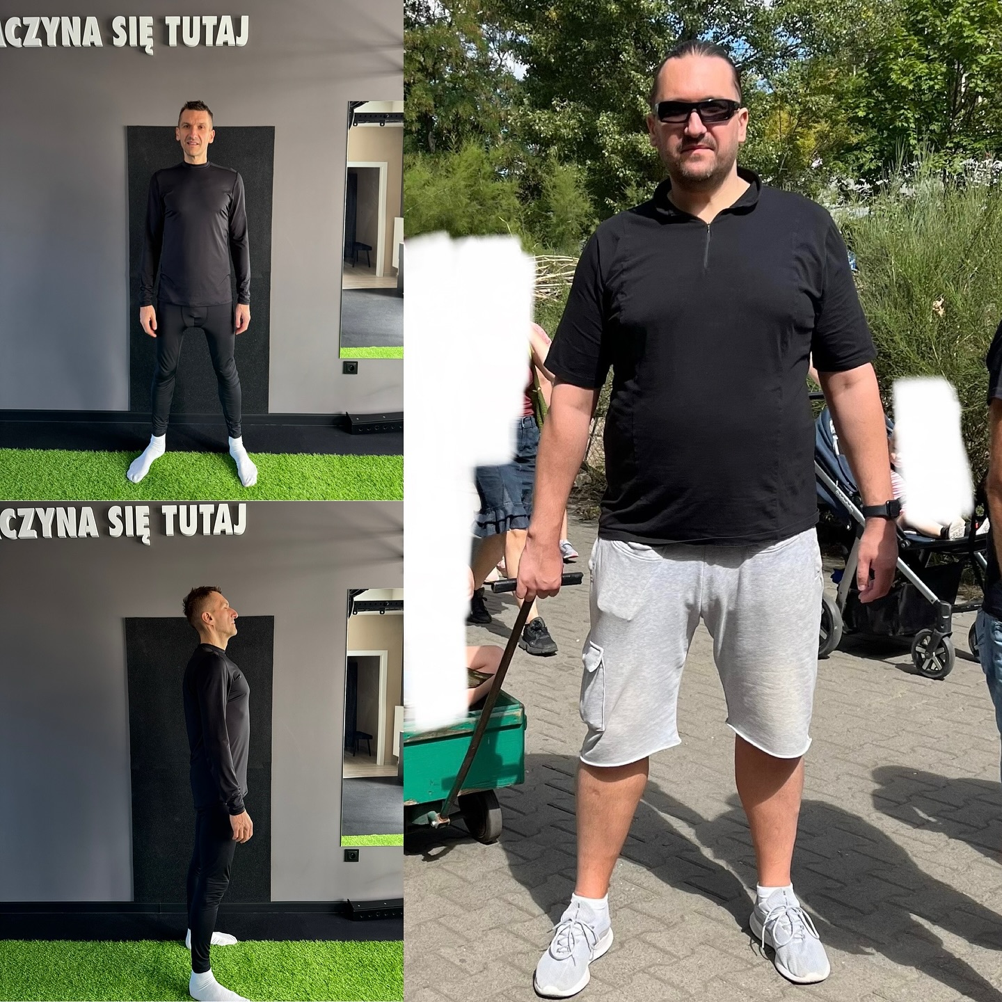 Tomek po przemianie sylwetki, podopieczny Movement Matters w Rzeszowie