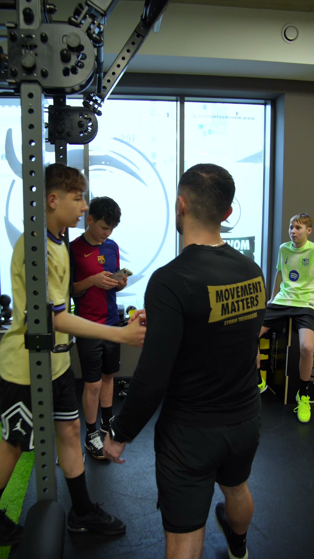 Trening młodego piłkarza