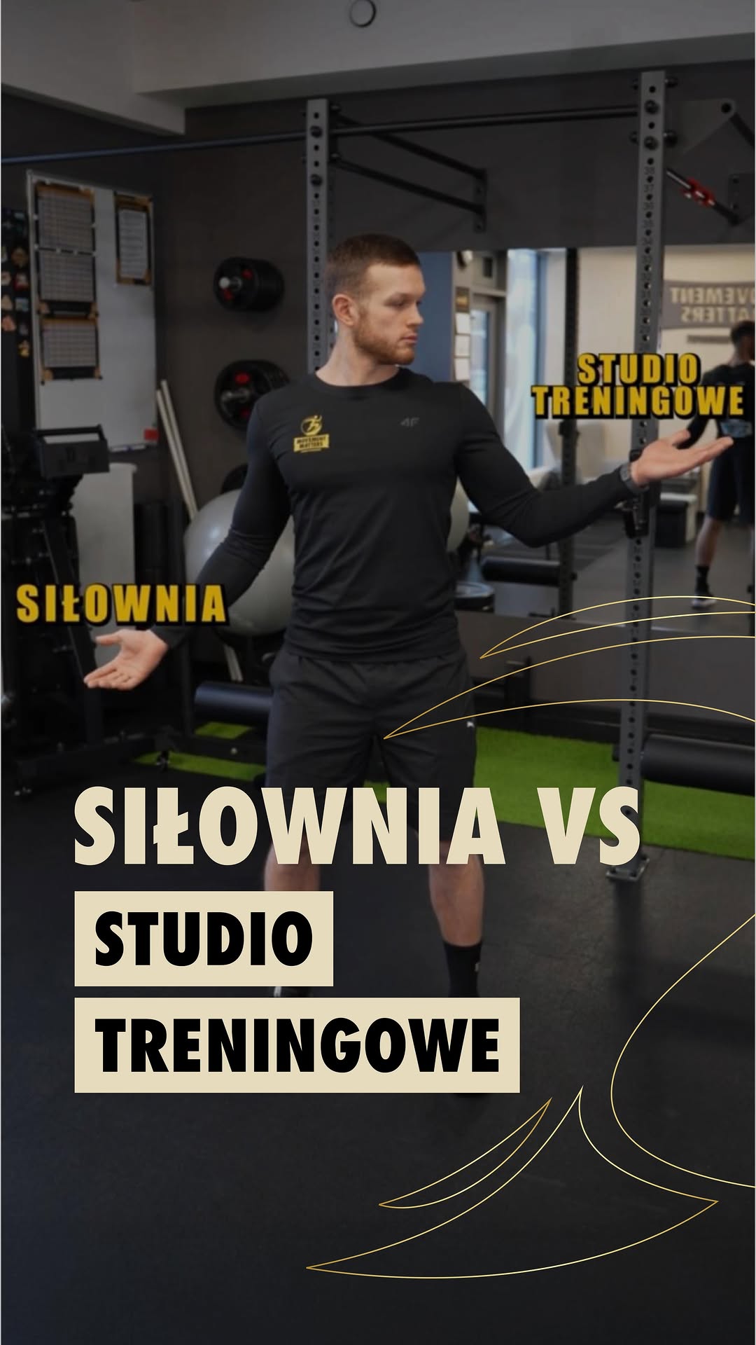 Kameralna sala treningowa studia Movement Matters w Rzeszowie